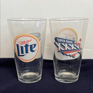 Super Bowl Glass Set